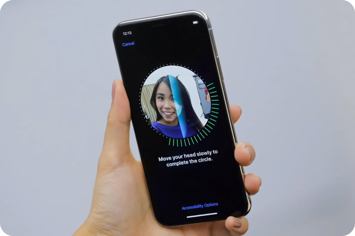 Die Face ID-Funktion des iPhone X, die die Gesichtserkennung auf das iPhone brachte