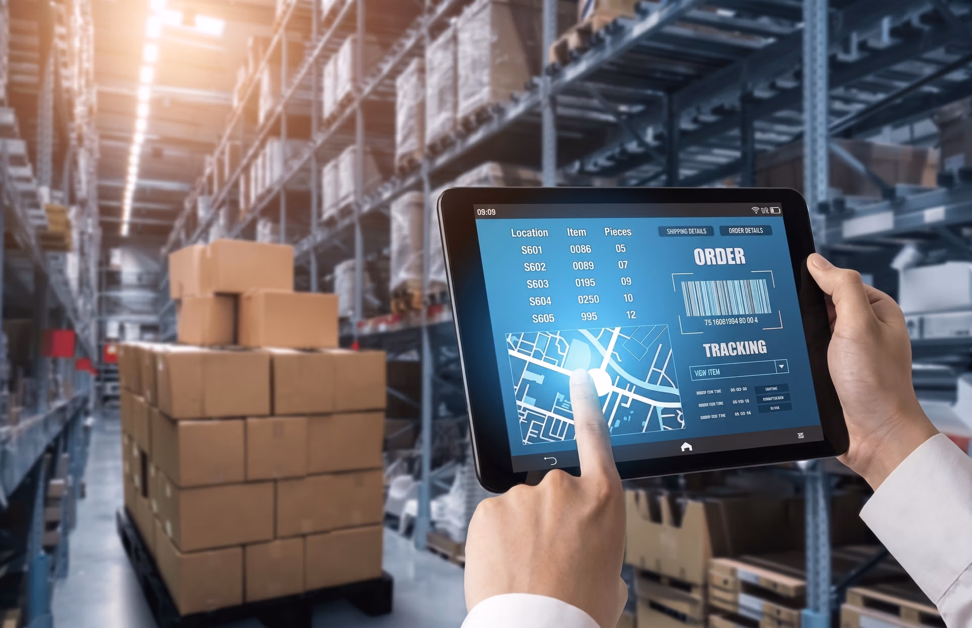 Tracking products in inventory management