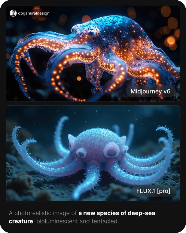 Сравнение Midjourney v6 и FLUX.1 [pro]