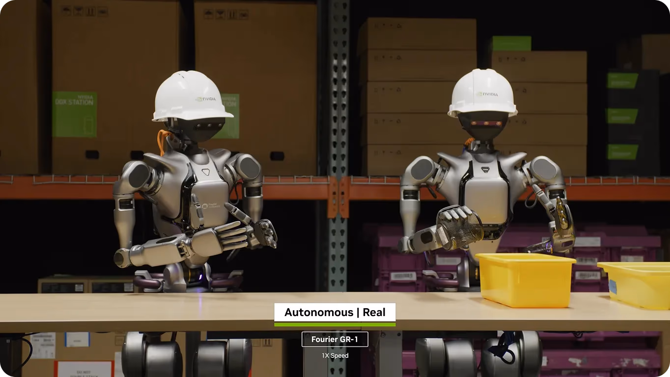 Roboter mit NVIDIA Isaac GR00T N1