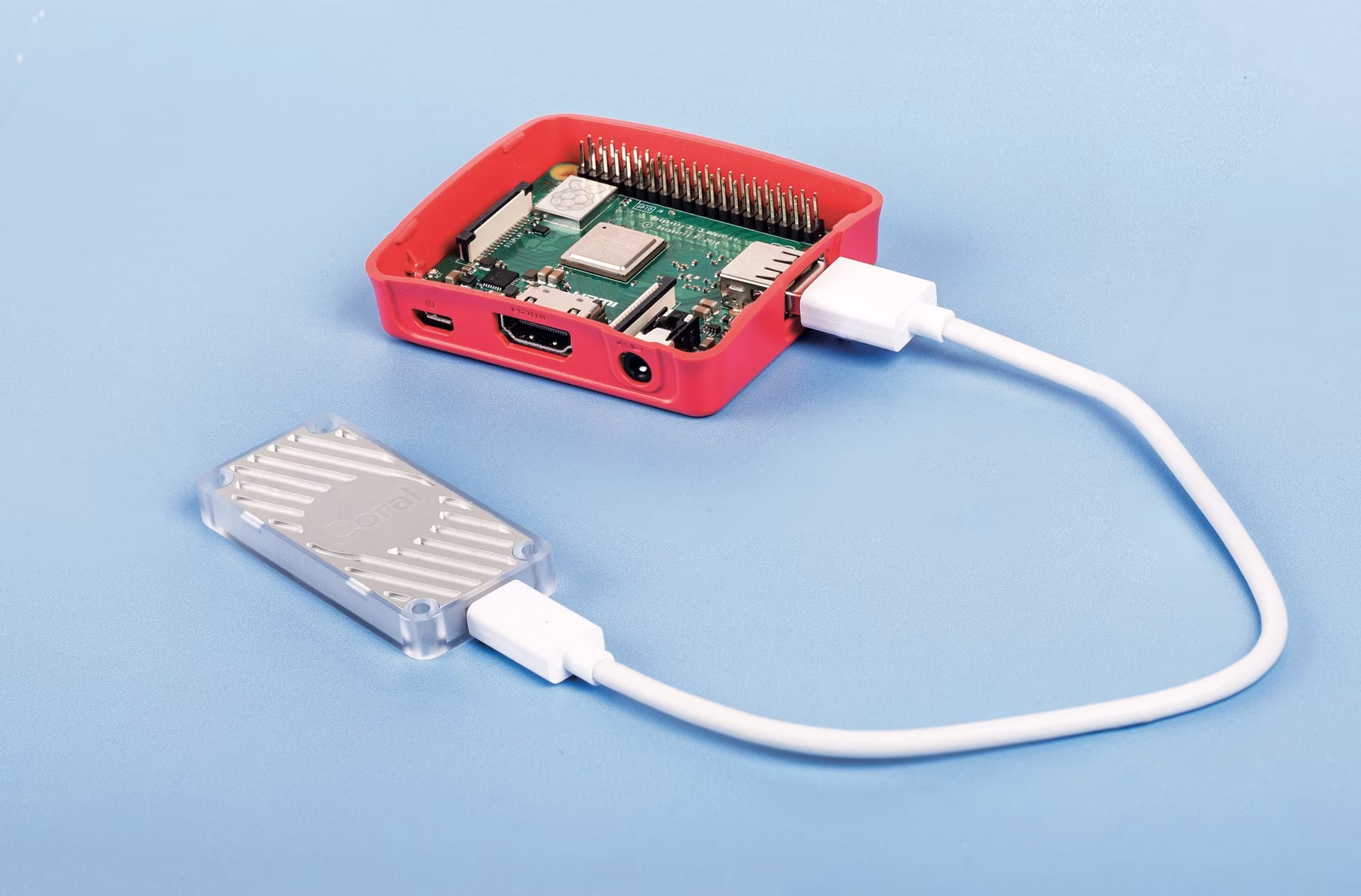 Raspberry Pi with Edge TPU accelerator