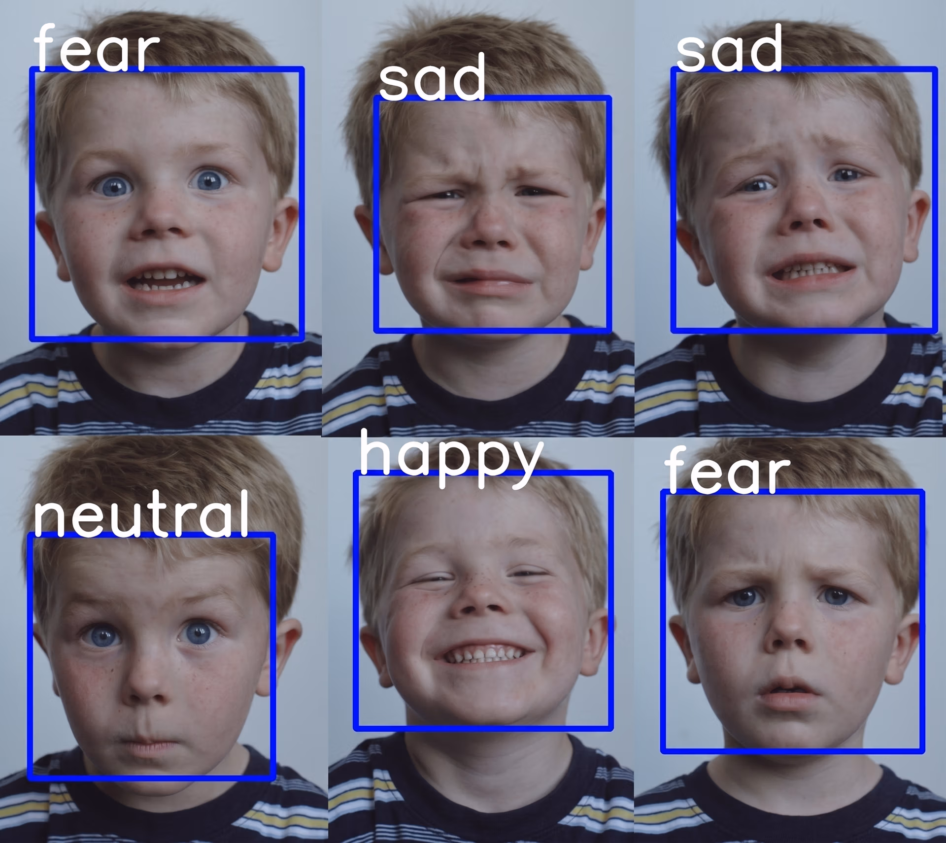 La visión artificial detecta emociones a través de expresiones faciales