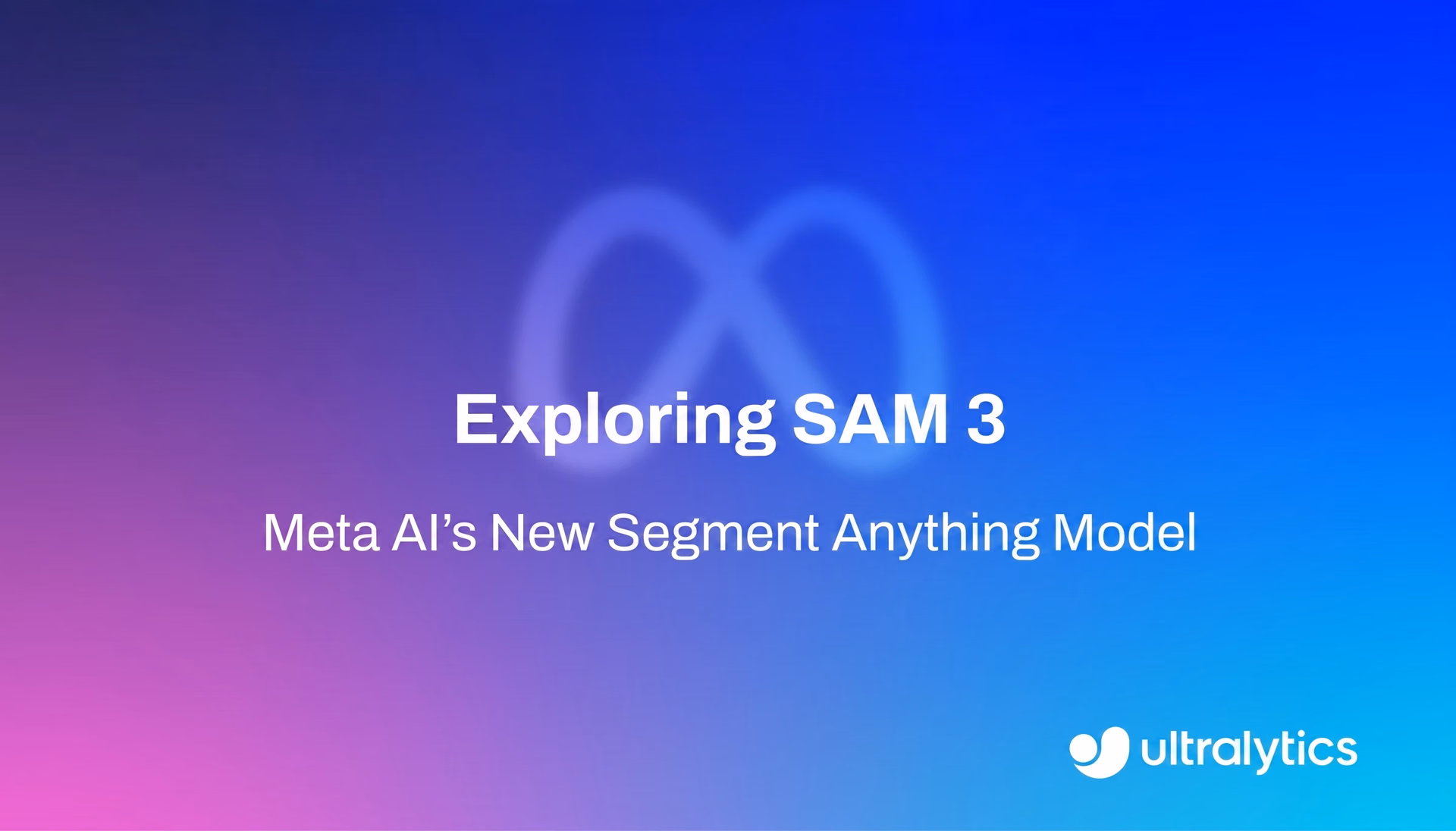 Meta AI의 SAM 3 Segment Anything Model