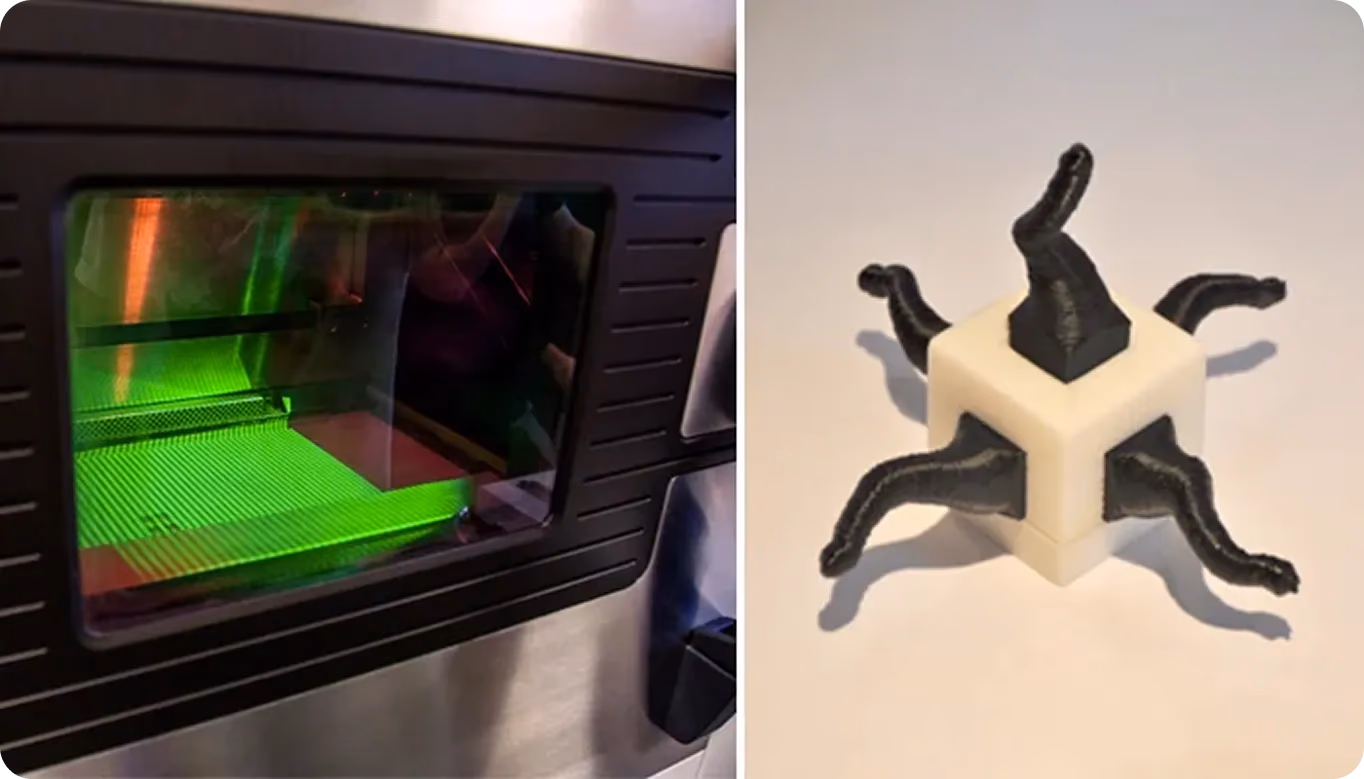 Utilizzo della luce e della computer vision per monitorare la stampa 3D