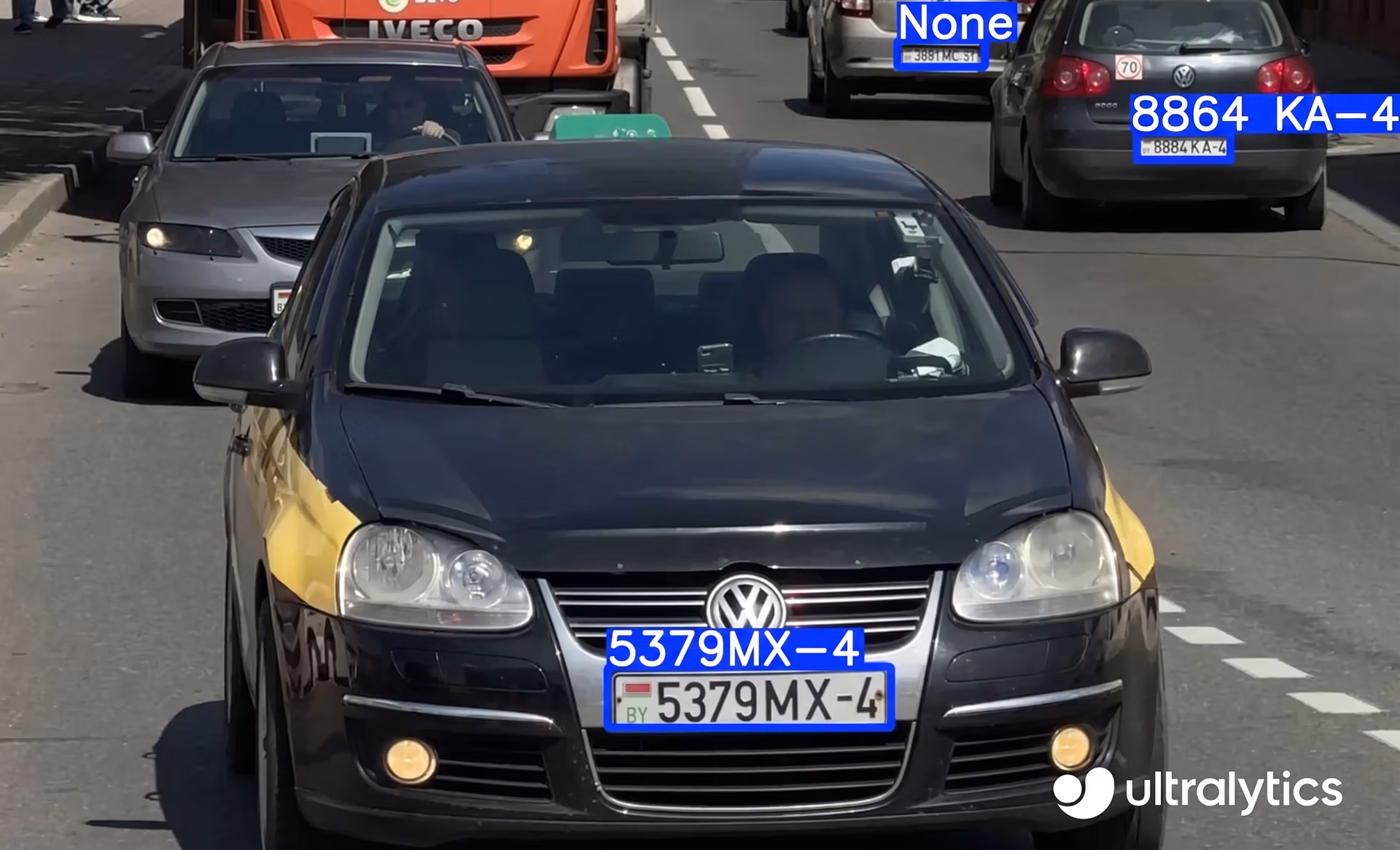 Real-time license plate detection and reading with Vision AI