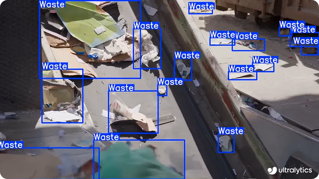 Rilevamento dei rifiuti utilizzando le capacità di object detection di YOLO11