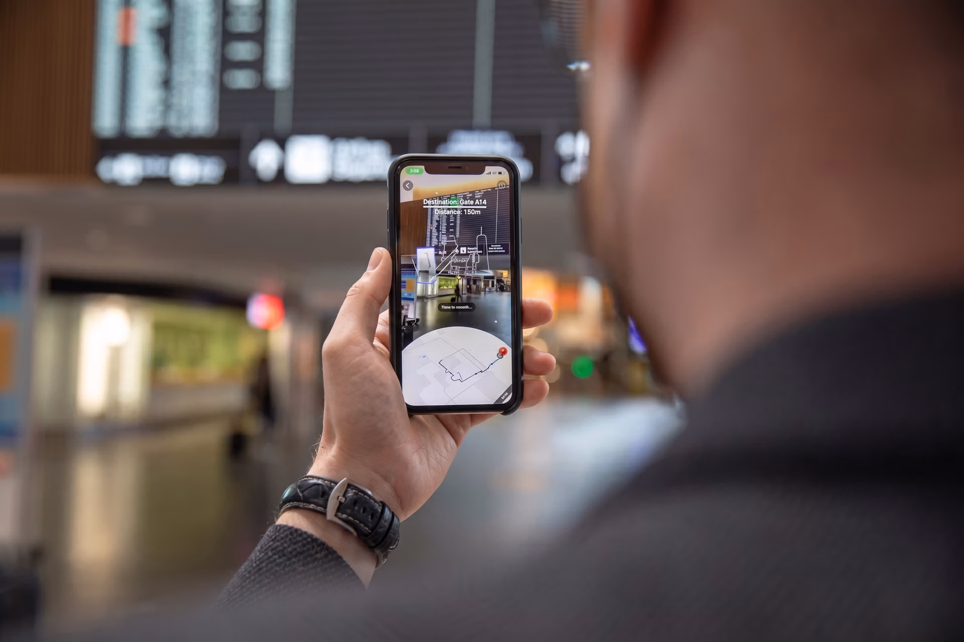 Zurich Airport using computer vision and AR to guide passengers indoors