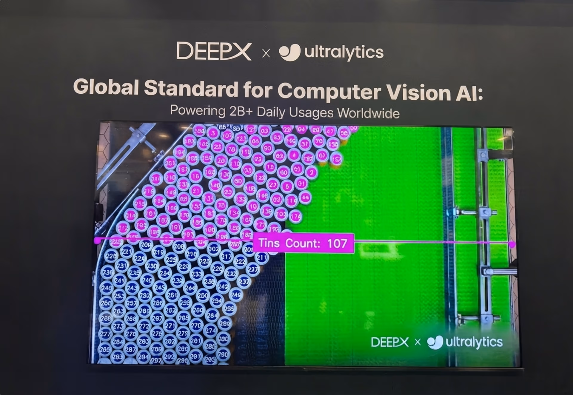 Exhibiting Ultralytics YOLO models at the DEEPX booth