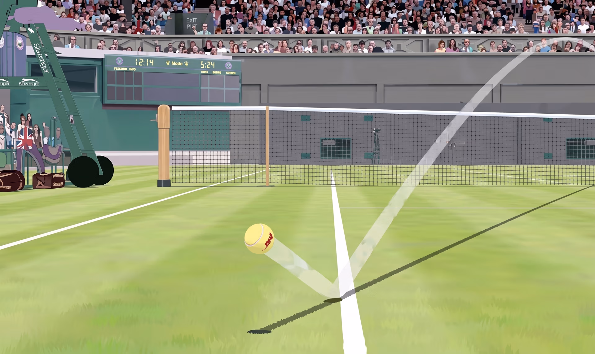 Using computer vision to referee tennis matches