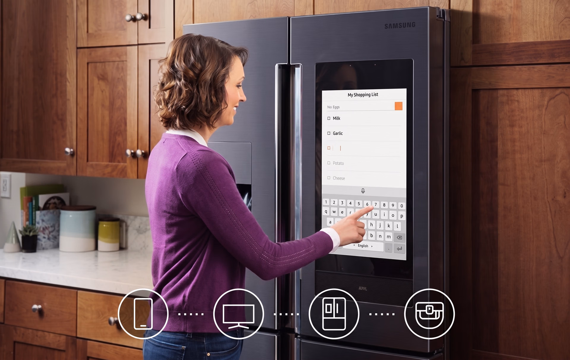 An example of a smart AI refrigerator