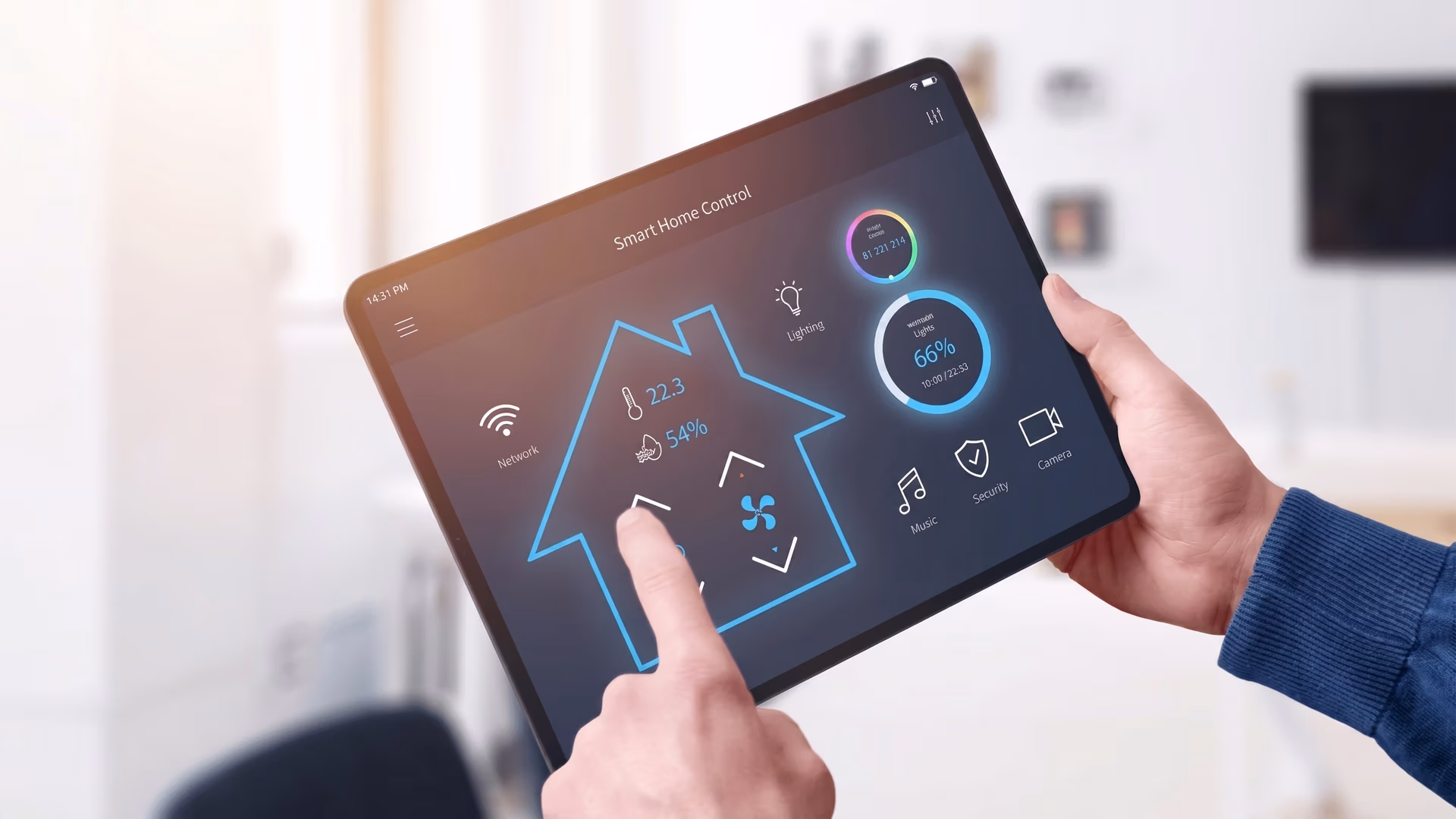 An Edge AI-enabled smart home control system