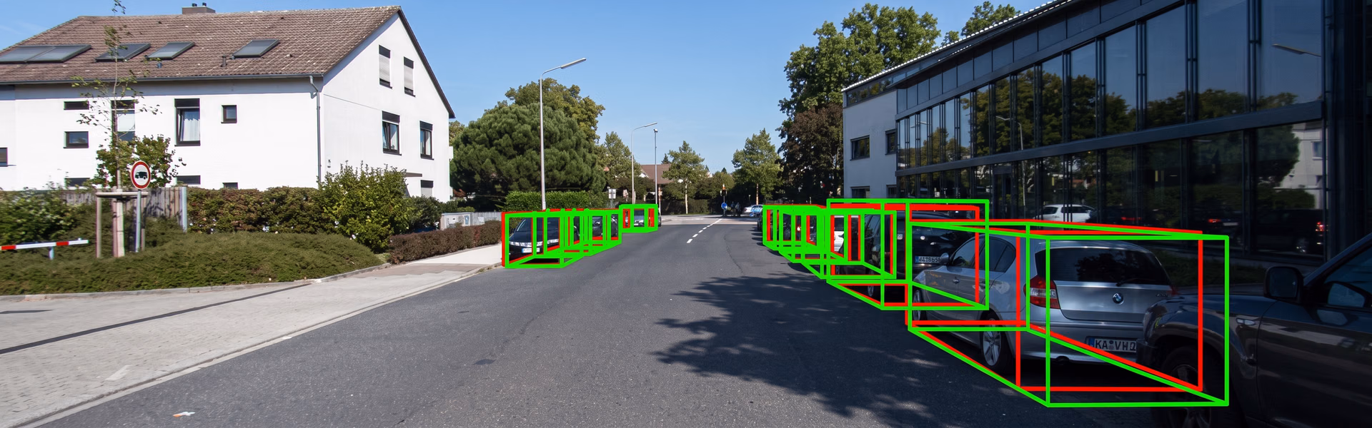 Example of 3D object detection