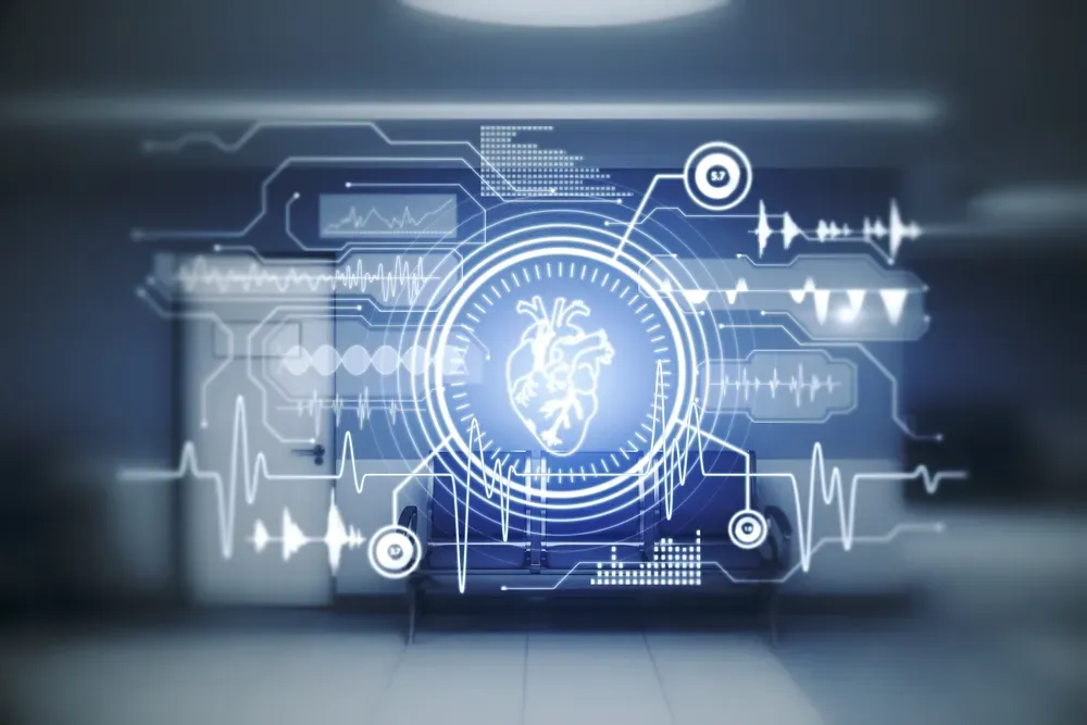 Vision AI che analizza immagini mediche per la diagnostica sanitaria