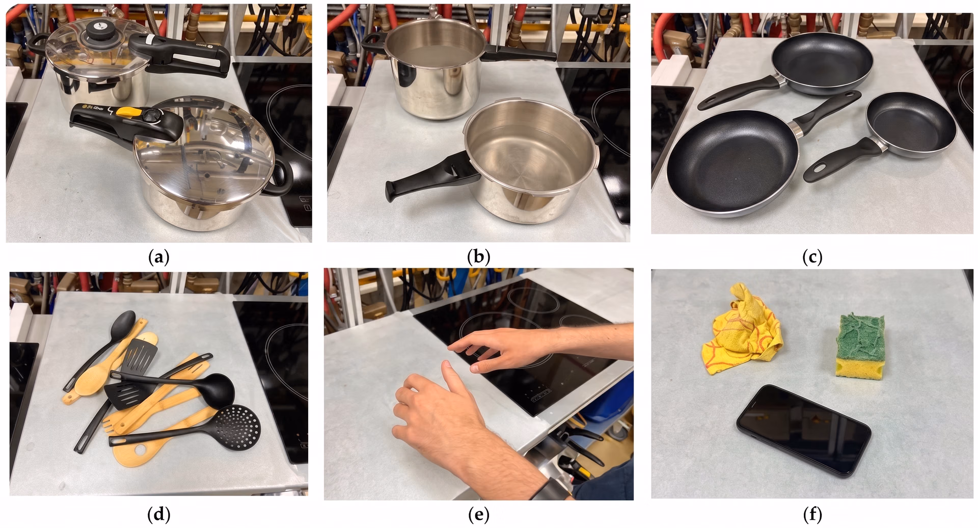 A glimpse of a kitchen objects dataset