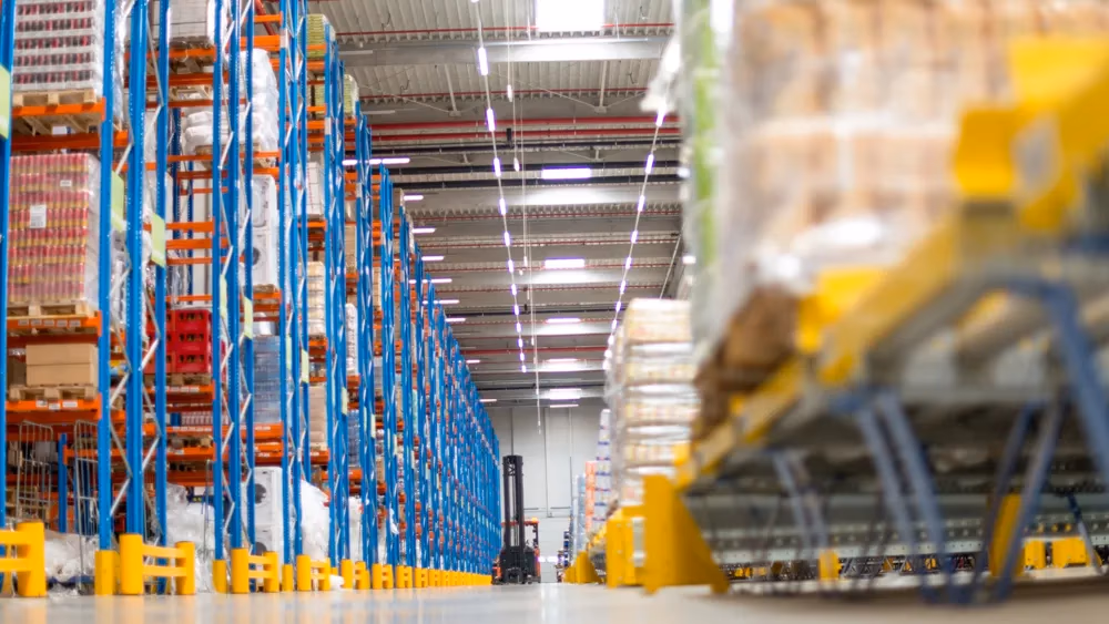 Detecting unsafe pallet stacking in a warehouse with Ultralytics YOLO26