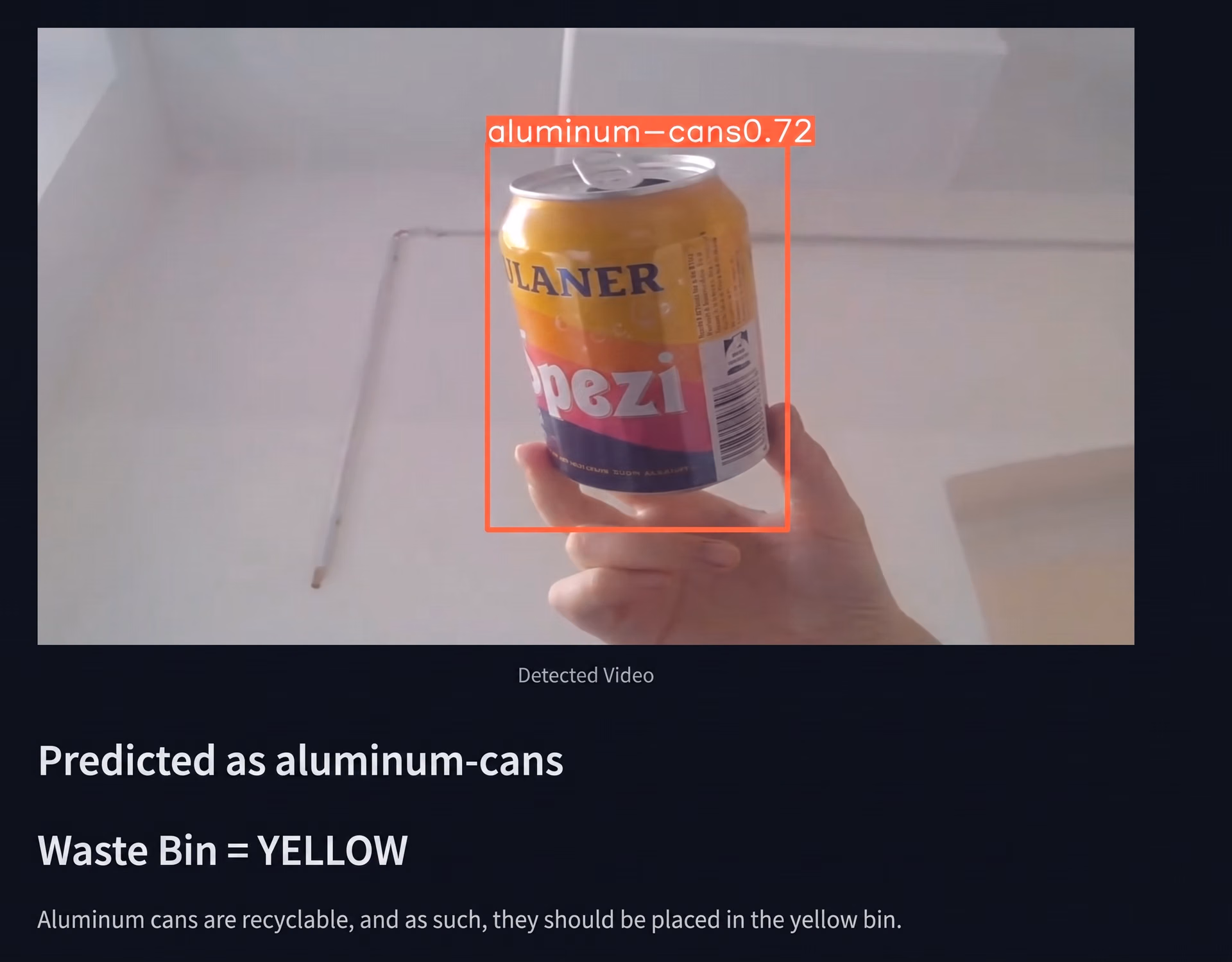 TrashBestie Using Ultralytics YOLOv8 to Detect Waste
