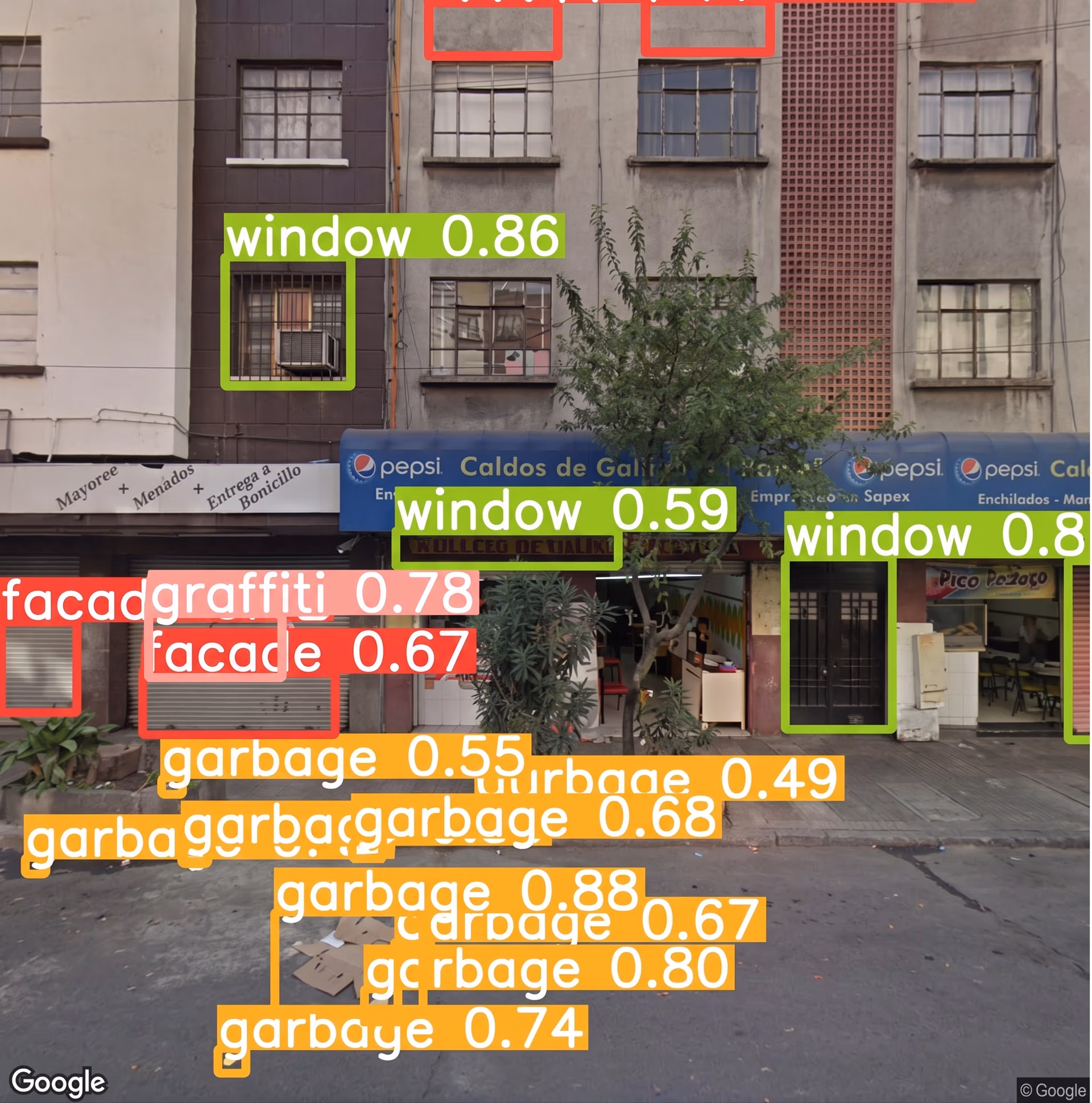 CDMX Urban Decay Detection With Ultralytics YOLOv5