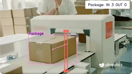 Using YOLO11 to count packages