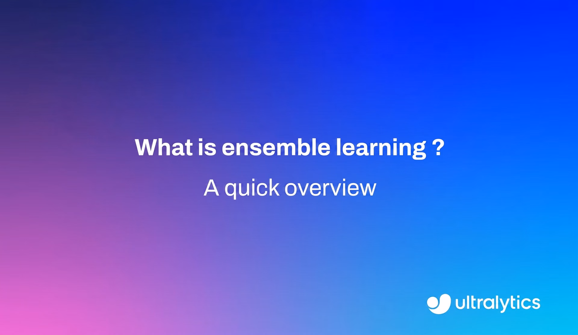 Ensemble learning trong AI và ML