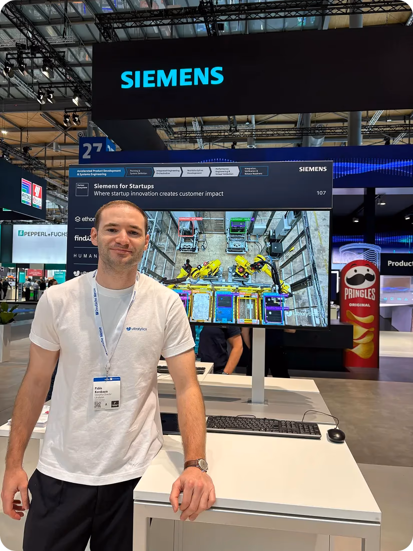 Pablo Karnbaum, our Sales Director, at Hannover Messe 2026 in Germany